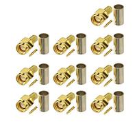 Eightwood Antenne 4G Connecteur SMA Mâle Adaptateur SMA RF RF Sertir RG58 Câble pour Antenne CB Antenne 4G Routeur Antenne SMA Radio Walkie-Talkie Radio Antenne 10 pcs