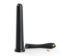 Eightwood Antenne 4G LTE SMA 6 dBi magnétique omnidirectionnelle avec adaptateur TS9 + câble d'antenne 3 m pour caméra de chasse 4G LTE, routeur, modem, appareil photo, GSM, hotspot etc