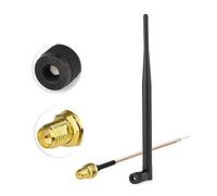 Eightwood Antenne 868MHz RP-SMA Mâle avec Câble Pigtail 15cm | Antenne domotique inclinable, pour IoT module NFC RFID, Homematic CCU3 CCU2, puce CC1101, passerelle sans fil, câble RG178
