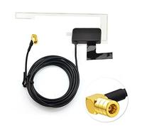 Eightwood Antenne Dab Antenne Voiture SMB Male Dab + antenneAutoradio Numérique Verre SMB 3 Mètres Extension Câble Support Verre pour Radio Blaupunkt Pioneer Clarion Alpine