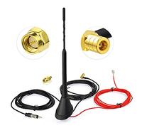 Eightwood Antenne Radio Toit Voiture Connecteur DIN SMB SMA Tige 23cm
