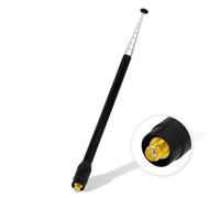 Eightwood Antenne Talkie-walkie Double Bande - Antenne Radio Portable - 144/430 MHz - Antenne SMA télescopique - pour r Ham Baofeng UV-82 UV-5R RT Quansheng Amateur Radio