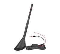 Eightwood Antenne Voiture Antenne Toit Active FM AM Auto Radio amplificateur Courte + câble Extension 5 m pour Camion SUV Récepteur stéréo Unités principales multimédia Radio numérique Tuner FM