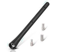 Eightwood Antenne Voiture Courte FM Dab Antenne Radio Voiture 18,5cm Mini Antenne Voiture Courte avec Fonction de réception FM/AM/Dab puissante