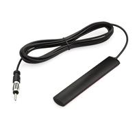 Eightwood Antenne Voiture Universelle Colle Pare Brise Voiture Auto avec Câble Rallonge 3m + Connecteur DIN, pour Amélioration Réception Radio FM/AM Compatible Voitures, Camions, Bateaux，Lecteur HD