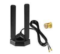 Eightwood Antenne WiFi 7 pour carte mère de jeu MSI Tri-Band MSI EZ Antenne | Compatible avec MAG B850 Tomahawk, MAG X870/X870E Tomahawk, MPG X870E Carbon, X870E Gaming Plus, base magnétique