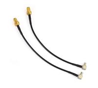 Eightwood Câble Adaptateur Antenne SMA vers TS9 connecteur coudé RG174 15cm