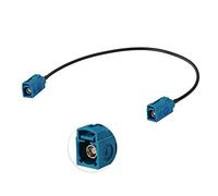 Eightwood Câble Fakra Z Adaptateur Autoradio TV Dab GPS Fakra Z Jack (Jack) à Fakra Jack Pigtail Fakra Câble RG174 12inch 1ft 30cm pour Antenne Voiture GPS Autoradio Seat Skoda Golf