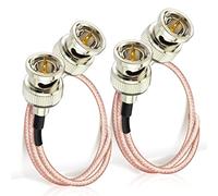 Eightwood Câble SDI BNC 2 Pièces Mâle à Mâle 30cm RG179 Câble coaxial HD SDI Câble de transfert de données stable 4K haute vitesse pour BMCC Blackmagic Vedio BMPCC Caméra vidéo HD Antenne radio CB