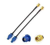 Eightwood Cable SMA 2 pièces Fakra GPS Adaptateur Câble Fakra C à SMA Mâle Câble RG174 15cm dépistant Le récepteur GPS Navigation de GPS Antenne Voiture GPS Module DVR antenne GPS système