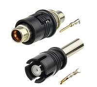 Eightwood Raku RAST II 2 Connecteur RF Coaxial Mâle/Femelle - Adaptateur Antenne Auto sans Soudure pour Câble RG58 (5mm) - CB Radio, Ham Radio, Scanner & Autoradio