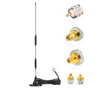 Eightwood UHF VHF Antenne Mobile Antenne Voiture 47,5 cm Double Bande 144/430 MHz Radio antenne PL259 + câble d'extension 300 cm pour BTECH ICOM Midland Yaesu TYT Cobra etc.