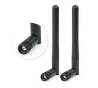 Eightwood WiFi 2.4GHz Adaptateur SMA mâle 3dBi Omnidirectionnel WiFi 10.8 cm avec Prise SMA Compatible pour Antenne Camera Routeur Wirelesse Bluetooth （2 Pièces）