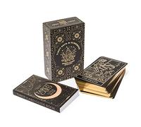 Eighty Eight Miracles - Cartes de tarot mystiques en feuille d'or et noires avec guide pour lecteurs de tarot débutants, format large - signification symbolique de l'histoire passée et du destin futur