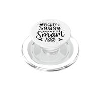 Eighty Sassy and a Bit Smart Assy 80th Birthday 80 Fabulous PopSockets PopGrip pour MagSafe