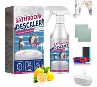 Eigoods Stubborn Stains Cleaner, Bathroom Descaler Foam Cleaner Spray, All Purpose Bathroom Descaler Stubborn StainsCleaner, Fresh Scent, For Bathtub, Toilet, Glass (1pcs)