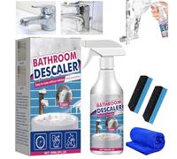 Eigoods Stubborn Stains Cleaner, Bathroom Descaler Foam Cleaner Spray, Shower & Bathroom Cleaners Spray, All-Purpose Rinse Cleaning Cleaning Liquid for Home Bathrooms Kitchen (1PC)