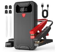 Eigotrav 12V Démarreur de voiture 6000A avec capuchon de valve Batterie Externe 8000mAh Jump Starter PD-J330