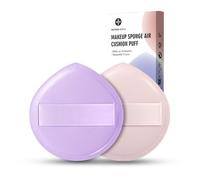 EIGSHOW Lot De 2 Éponges De Maquillage Forme Goutte, Violet Et Beige(M122)