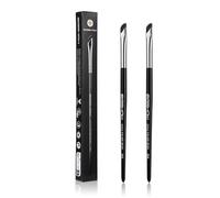 EIGSHOW Pinceau pour Eyeliner, Angulaire Courbe Ultra Fin pour Sourcils, Eyeliner, 2 PCS Pinceau de Maquillage, les yeux, Noir (E865)