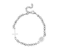 Eigso Bracelet catholique pour la confirmation Baptême Bracelet religieux pour femme Bracelets à maillons