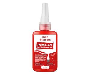 EIGTWEN frein filet rouge, 50 ml - frein filet haute résistance - Empêche le desserrage des écrous et des vis en raison de vibrations prolongées et sécurise et scelle ainsi les écrous et vis
