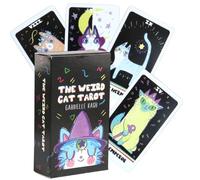 EIH1 1 Pièces The Weird Cat Tarot, Tarot Divinatoire, Jeu de Tarot, Carte Tarot, Jeux de Tarot, Pas Besoin de Livre Guide
