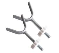 EIH1 2 Pcs Baby Barrières Boulons en Y,Tiges en Y Adaptateur,Pour Barriere Securite Enfant,Barriere Escalier,Barriere Escalier Enfant,Avec écrou Blanc,Accessoires de Garde-Corps