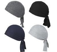 EIH1 4 Pièces Gordon Unisex Calot de Cuisine Toque de Cuisinier Toque Cuisinier Toque Cuisinier Toque Pizzaiolo Toque Chef Toque De Chef Papier - Taille Unique