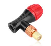 EIHI 1 Article Gonfleur pneu velo,Co2 Gonfleur De Pneus Galvanisé Montagne Vélo De Route Vélo Adaptateur Pompe Mini Portable Air Gonfleur Pneu Double Tête Valve