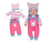 EIHI 1 Jeu Poupon Bebe Vêtements Ensemble,Vetement Poupee 43 cm,Pour Vêtements De Poupée 18", Cadeaux pour Filles, Enfants,Accessoires Poupee,Poupée Non Incluse(B)