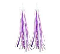 EIHI 1 Paire Accessoire Velo Enfant Rubans DéCoratifs Pour Guidon De VéLo Et Trottinette Enfant Franges ColoréEs En Pvc Et Polyester RéSistantes, Pour Tous Types De VéLos Enfants, Accessoires Velo