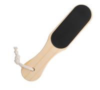 EIHI 1 pièce Rape Pieds Pierre Ponce Double Face avec Manche en Bois -Elimine la peau dure et les callosités - Lavable et réutilisable - Outil de Soin des Pieds,Râpe Pieds Manuelle,rapeuse pieds