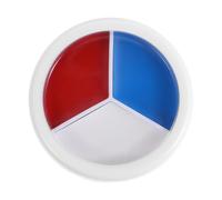 EIHI 1 pièce Trois couleurs Peinture Pour Visage et le Corps, Maquillage Pour Visage et Déguisement, Pour Enfants et Adults, maquillage, maquillage enfant（Rouge + blanc + bleu）