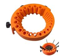 EIHI 1 Pièces Ajusteur Du Bit De Perceuse Pour Broyeur, Affuteur De Foret, Accessoire De Broyage De Foret De Puissance, Accessoire De Broyage De Foret Électrique(Couleur Orange)