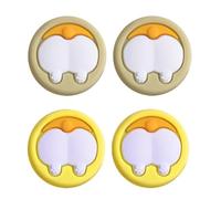 EIHI 10 pcs joystick cap capuchon, cute corgi butt capuchon de manette silicone thumb cap analogique joystick thumb cap switch/oled/illuminated/grip set