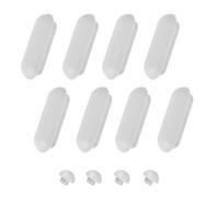 EIHI 12 Pièces Détachées WC, Amortisseur Universel WC,Tampon Universel pour Siège De Toilette Kit D'Amortisseurs,Abattant WC Tampon De Remplacement De Toilette pour La Maison,Le Bureau