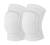 EIHI 2 Genouillères de Protection, Genouillère Sport, Protection Genoux, Protege-Genou Eponge, Genouillère Antidérapante, Soft Knee Pad pour Volleyball Course Danse Tennis (Blanc,L)