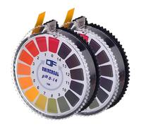 EIHI 2 Pcs Papier Test de pH Universel Bandes de Test pH Rouleau de Bandes de Test pH, Mesure de pH Gamme Complète 0-14 Rouleau de bandelettes de test de pH universel - Valeur du pH