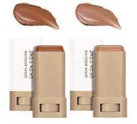 EIHI 2 Pièce Bâton de Fond de Teint Haute Couvrance - Stick Fond de Teint essence - Stick Correcteur Longue Tenue & Contour Visage-Camouflage Parfait des Imperfections
