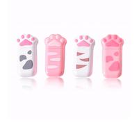 EIHI 4 Pièces Blanc Correcteur, 6 M X 5 Mm,Griffes De Chat Ruban Correcteur Blanc,Mini Pocket Mouse Rubans Correcteurs,Roller De Correction pour Effacer Et Corriger,pour Fourniture Scolaire
