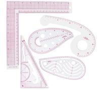 EIHI 5 Pièces Regle couture,Règle Métrique Règle de Courbe pour la Couture Modèle de Dessin Outil Sur Mesure pour Vêtements de Bricolage