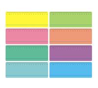 EIHI 8 Pcs Bande De Lecture Guidée Dyslexie Pour Dyslexiques D'Enfants, Règle De Lecture De Surbrillance Colorée Signets Lecture De Suivi Règle,Bandes De Surbrillance(8 Couleurs,C)