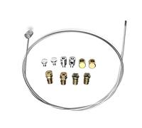 EIHI Câble de Gaz Accélérateur 1.3 Mètres Câble D'accélérateur Câble D'embrayage Ø2.5mm Universel avec Serre Câble pour Moto Tondeuse Quad(avec Serre-Câble)