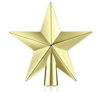 EIHI Cimier Sapin De Noël Etoile Glitter Christmas Tree Top Decoration Star Plastique Léger Xmas étoile Noel Décoration Ornements Interieur/Exterieur 20 * 4.2cm