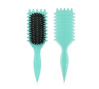 EIHI Curl Defining Brush,Brosse Cheveux Bouclés,Curl Brush,Pour Démêler,Mettre En Forme,Définir Les Boucles Pour Les Femmes Et Les Hommes(Vert)