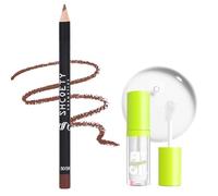 EIHI Kit Lip Artist 2 pièces, kit de maquillage pour les lèvres comprenant un crayon à lèvres Slim Lip Pencil et un gloss, pour des lèvres parfaitement dessinées, pulpeuses, hydratées et longue tenue.