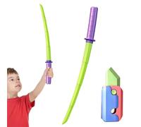 EIHI sabre japonais Jouet d'épée de samouraï rétractable Épée de samouraï rétractable imprimée en 3D Cadeau de Cosplay Katana télescopique en Plastique drôle pour Enfants Et Adultes