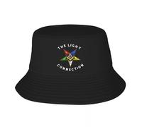 EIILBEIS Chapeau de Soleil Unisexe personnalisé OES Eastern Star Bucket Hat pour Hommes Femmes imprimé été Plage Soleil Camping Cap Cadeau