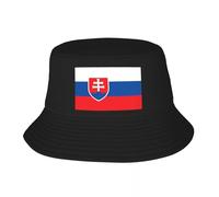 EIILBEIS Chapeau de Soleil Unisexe personnalisé Unisexe Drapeau de la Slovaquie Chapeau de Seau Plage Soleil République slovaque d’été Chapeau de pêche Cadeau